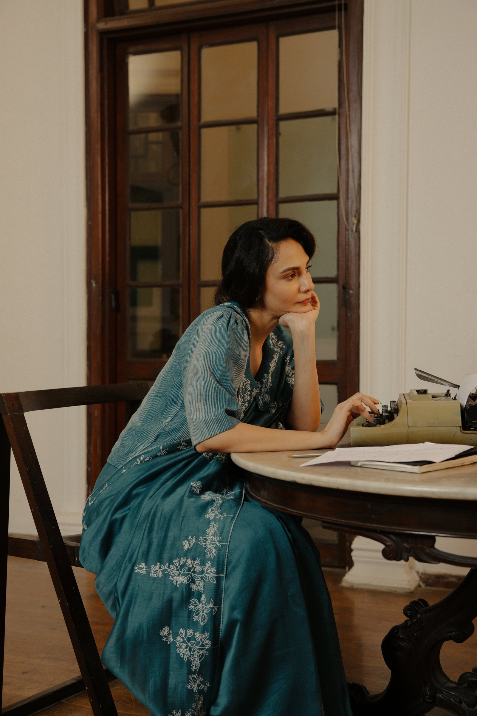 Amrita Sari Set- French Blue