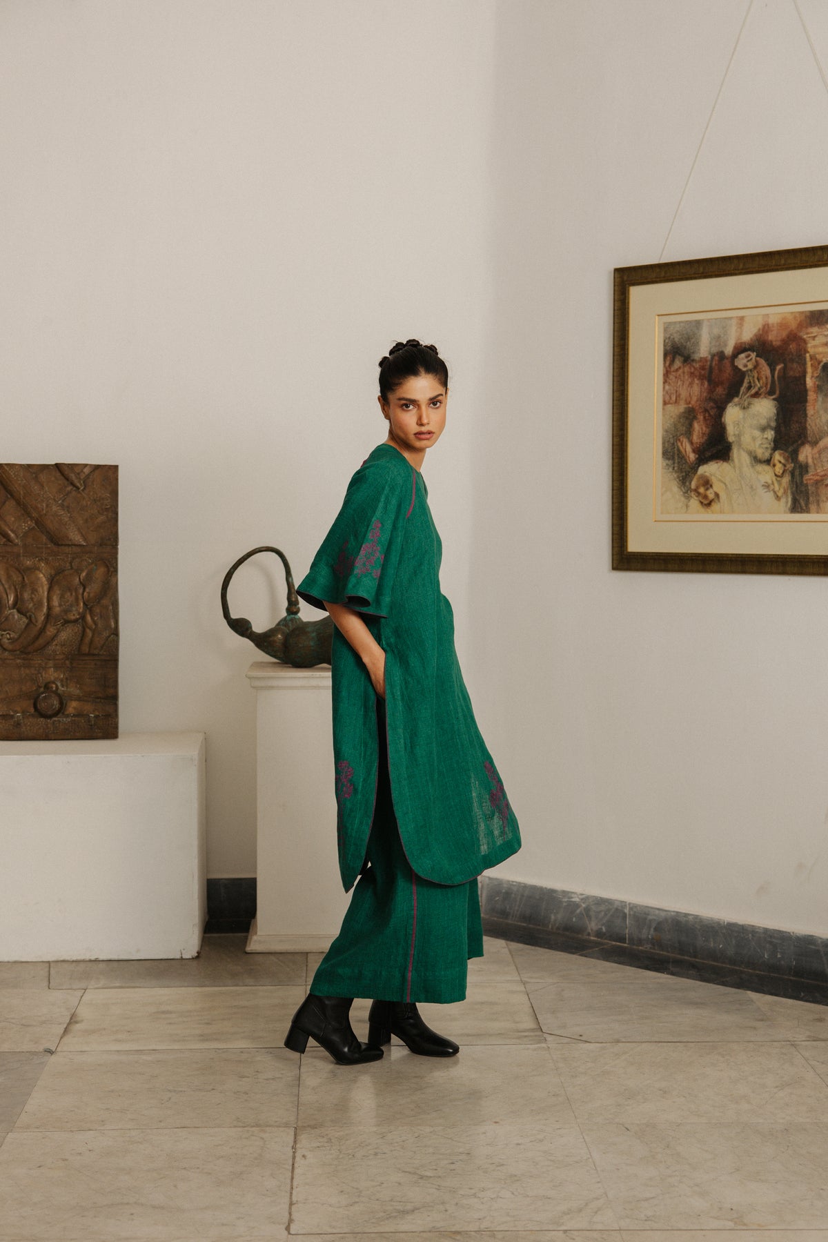 The Bell Set- Forest Green