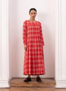Eileen Dress (Red & White)