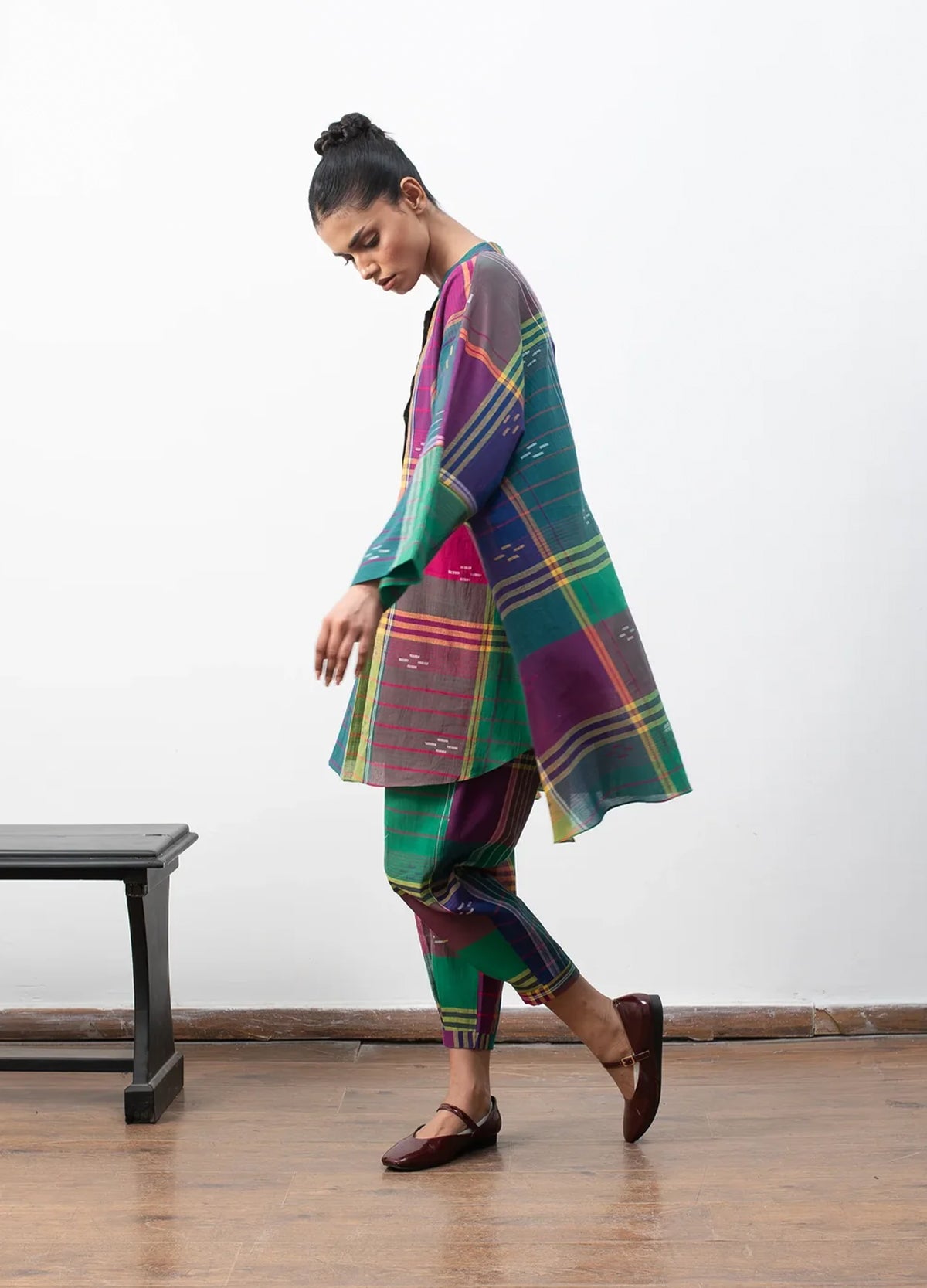Charlotte Jamdani Co-Ord (Madras Checks)