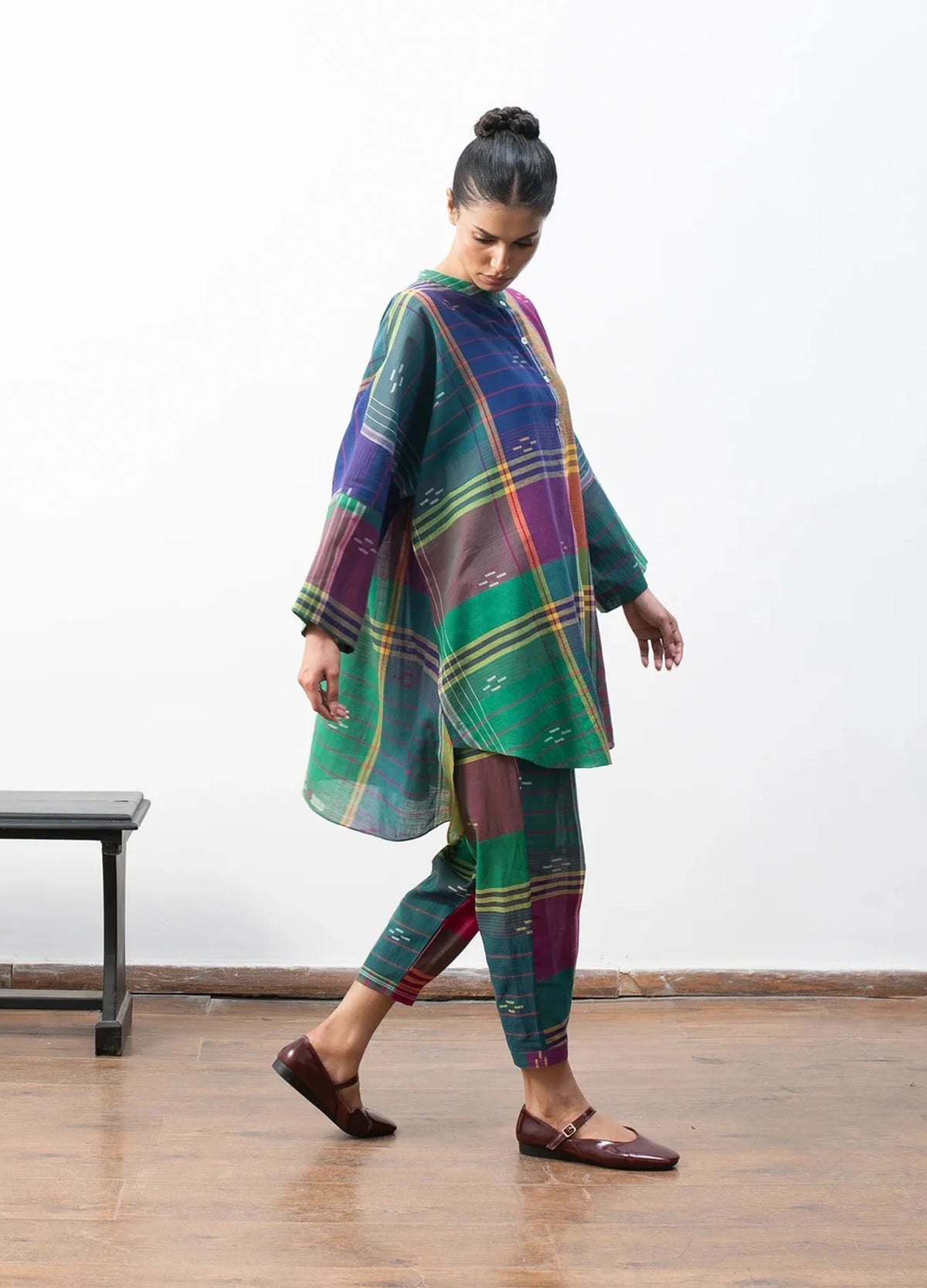 Charlotte Jamdani Co-Ord (Madras Checks)