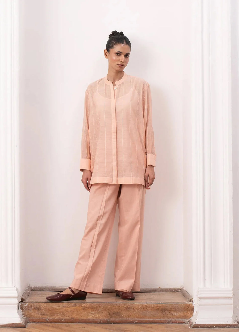Margaret Shirt (Peach)