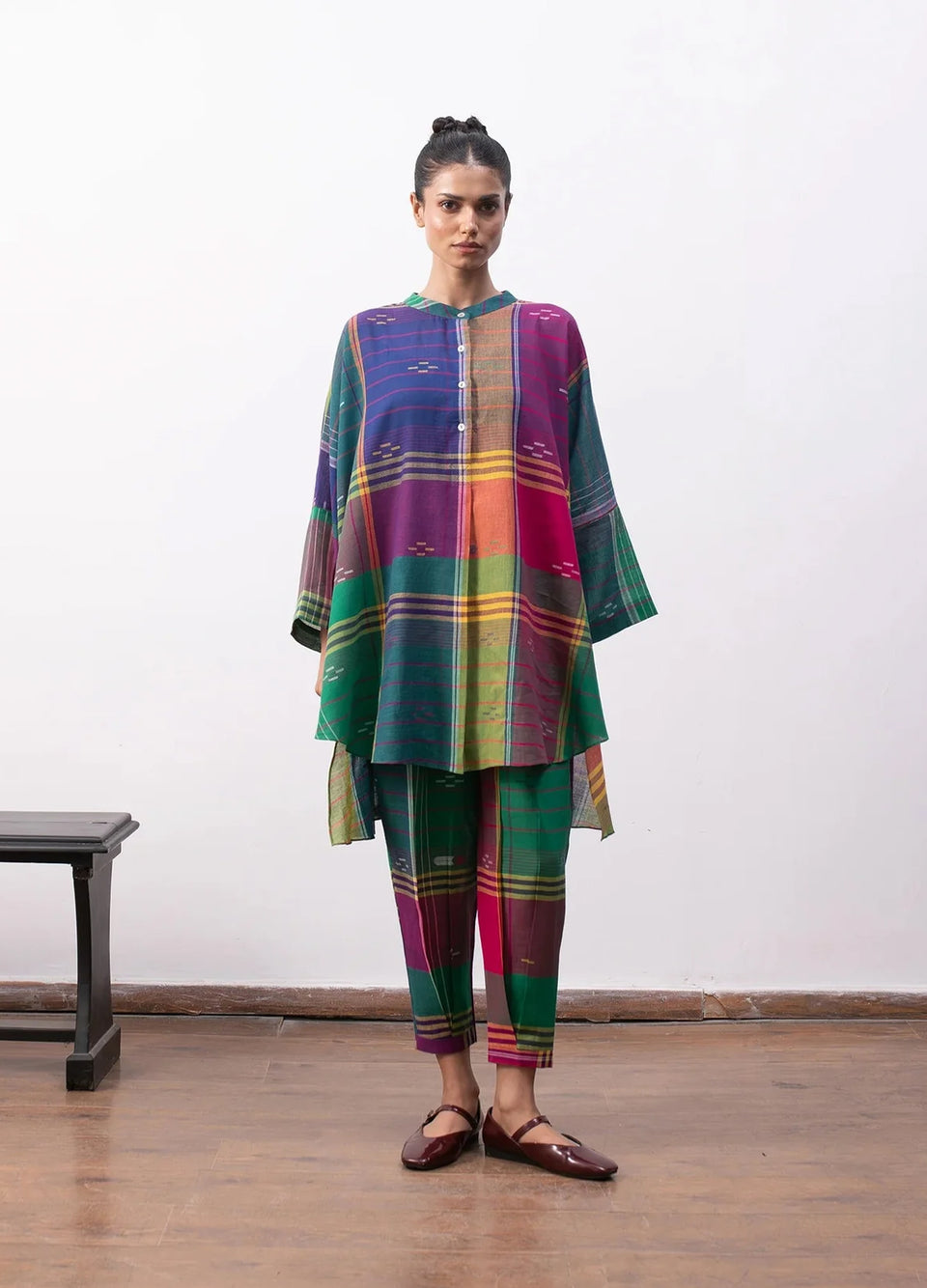 Charlotte Jamdani Co-Ord (Madras Checks)