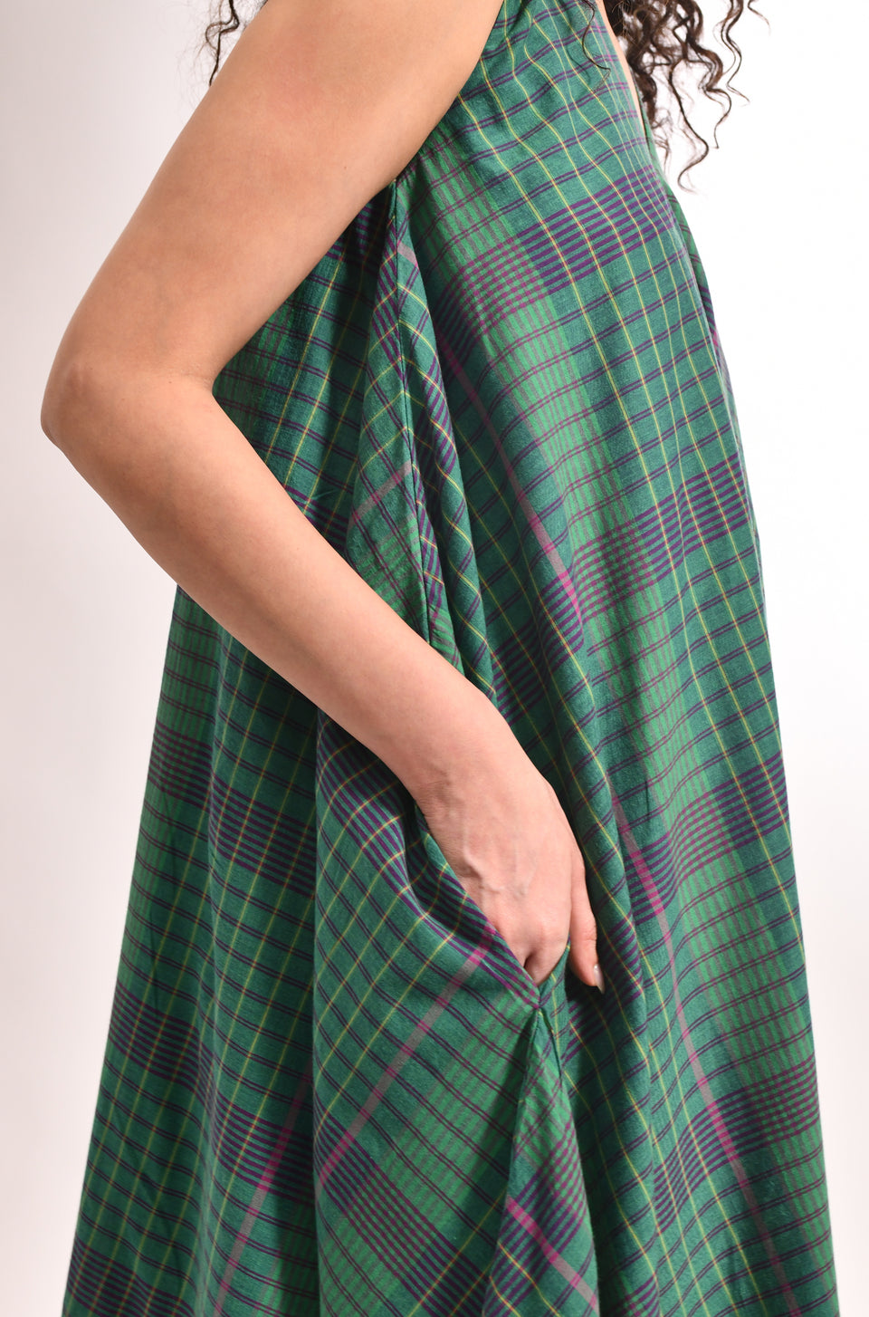 Madras checks ureb dress - handloom cotton dress