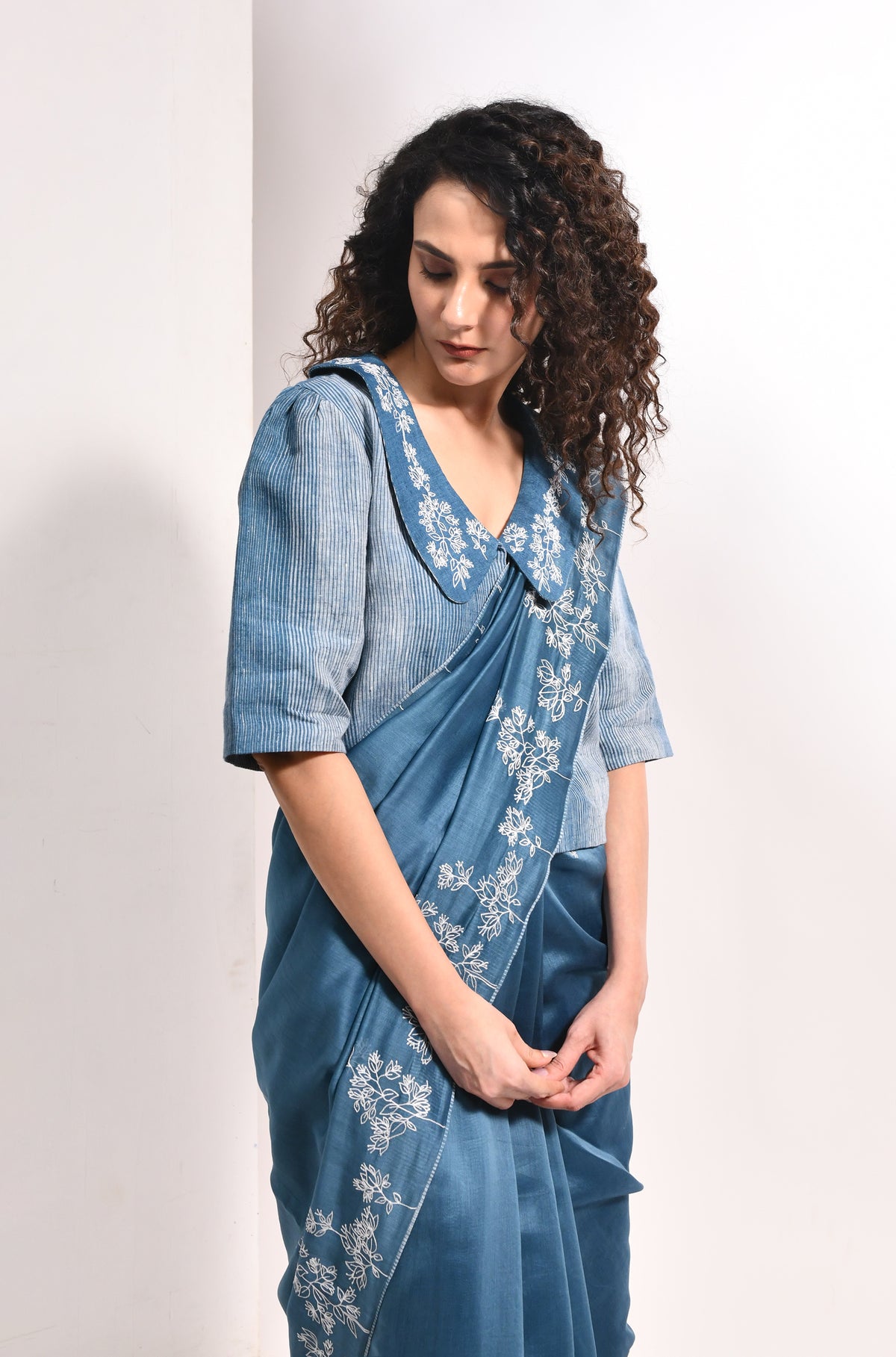 Amrita Sari Set- French Blue