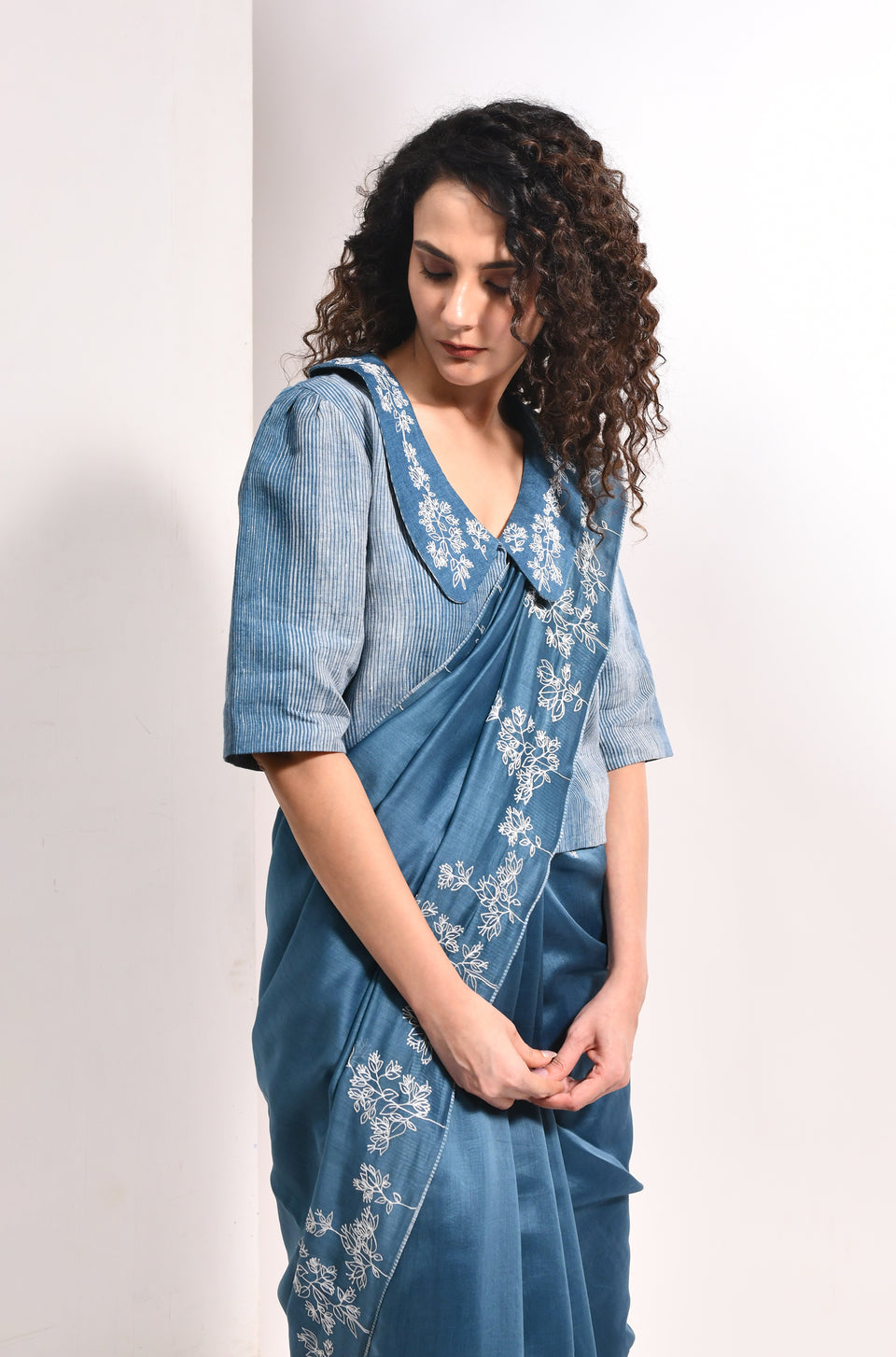 Amrita Sari Set- French Blue