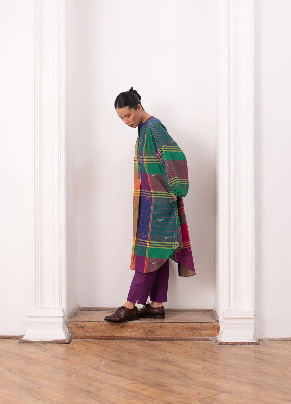 Madras checks kurta set - Hiranya