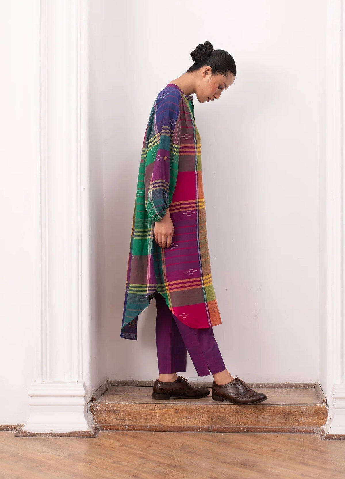Madras checks kurta set - Hiranya
