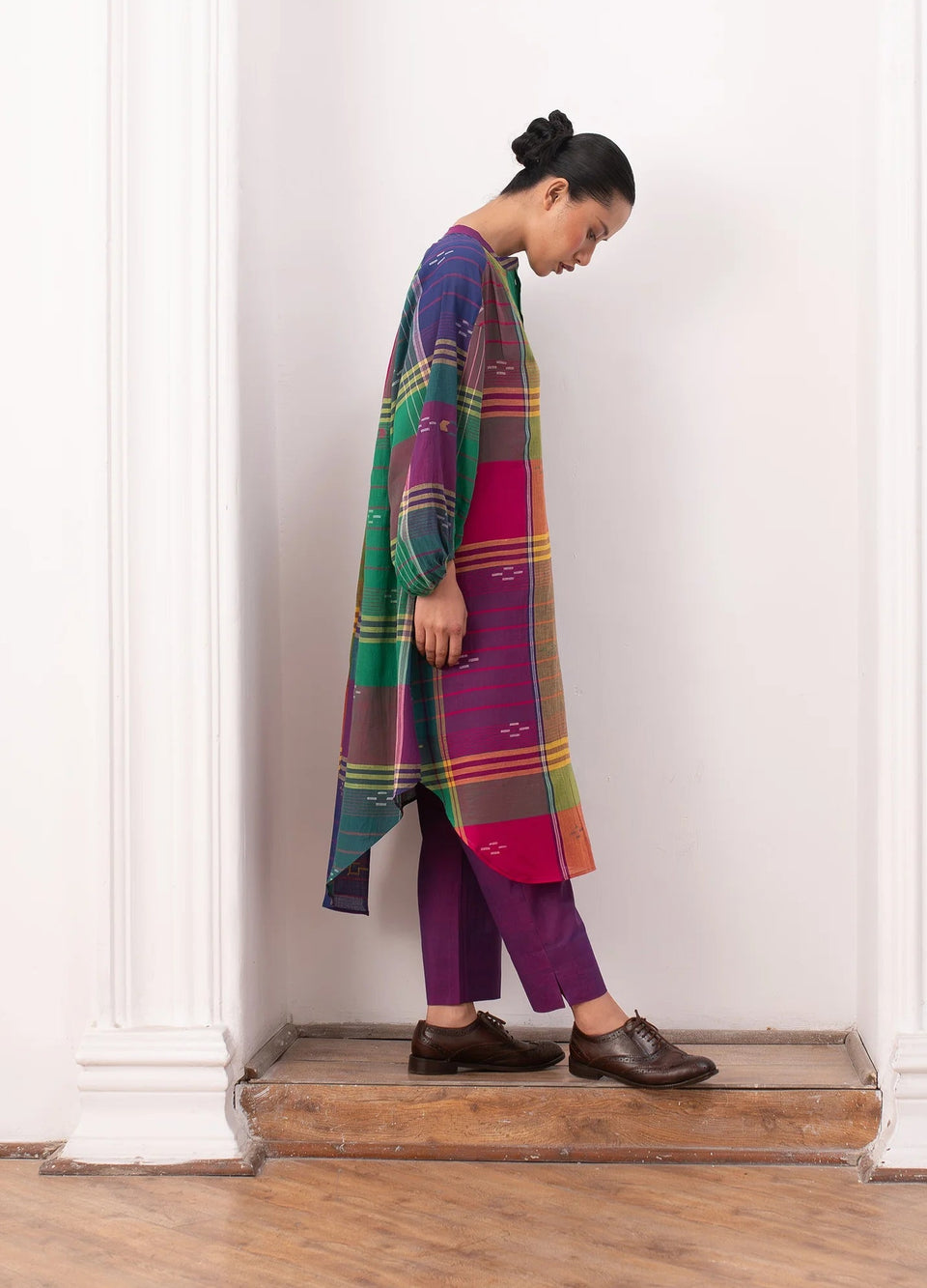 Madras checks kurta set - Hiranya