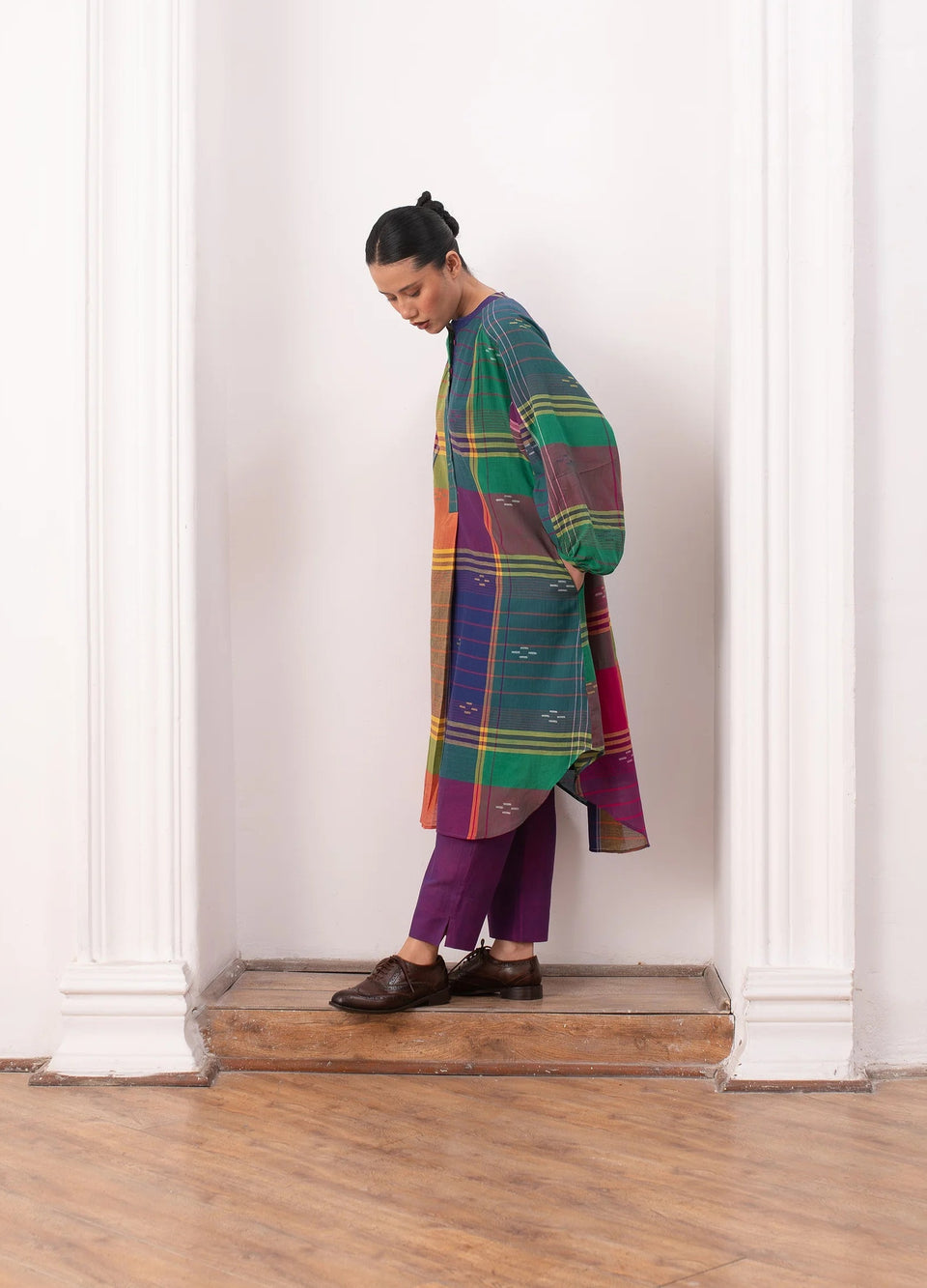 Madras checks kurta set - Hiranya