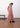 Pink dress with fitted bodice and flared hem - Hiranya