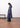Navy blue layered dress set with matching bottom Hiranya