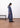 Navy blue layered dress set with matching bottom Hiranya