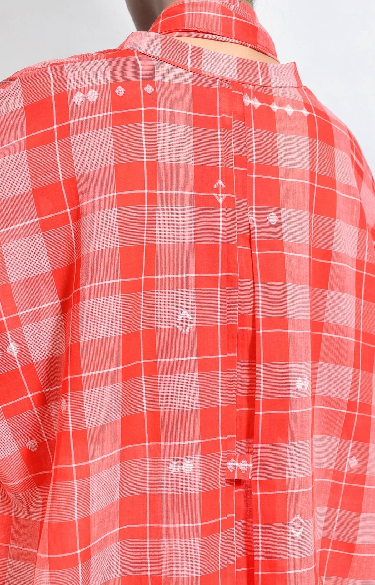 kurta set with traditional handwoven detailing