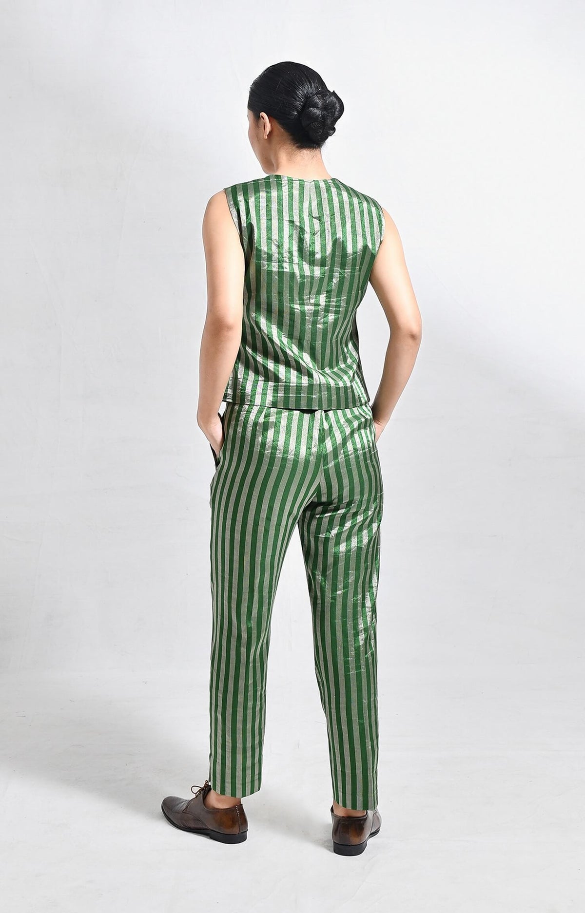 Arbor Waistcoat Co-ord (Set of 2)- Bottle Green