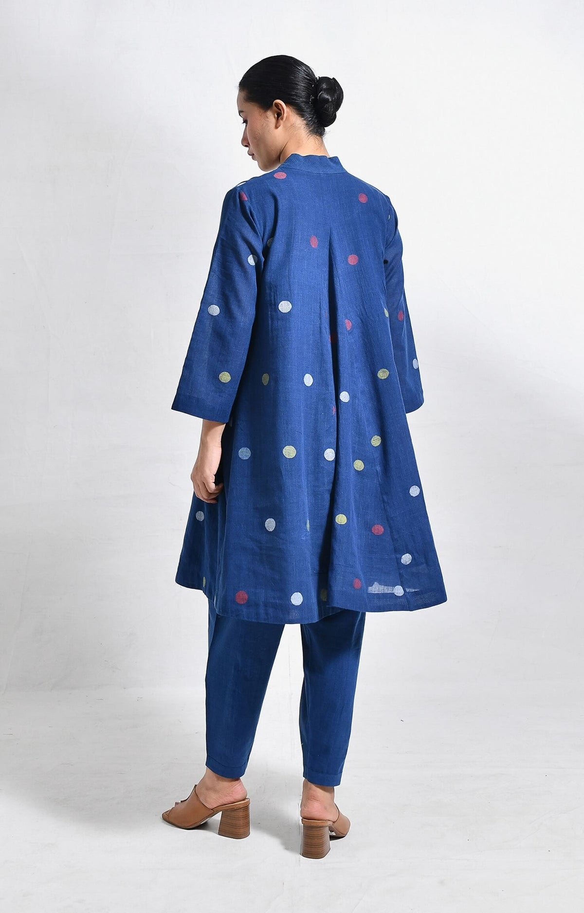 Anara Kurta Set- Indigo