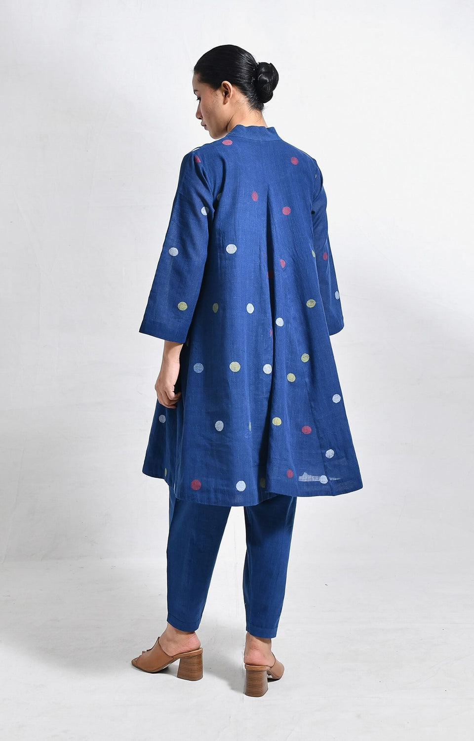 Anara Kurta Set- Indigo