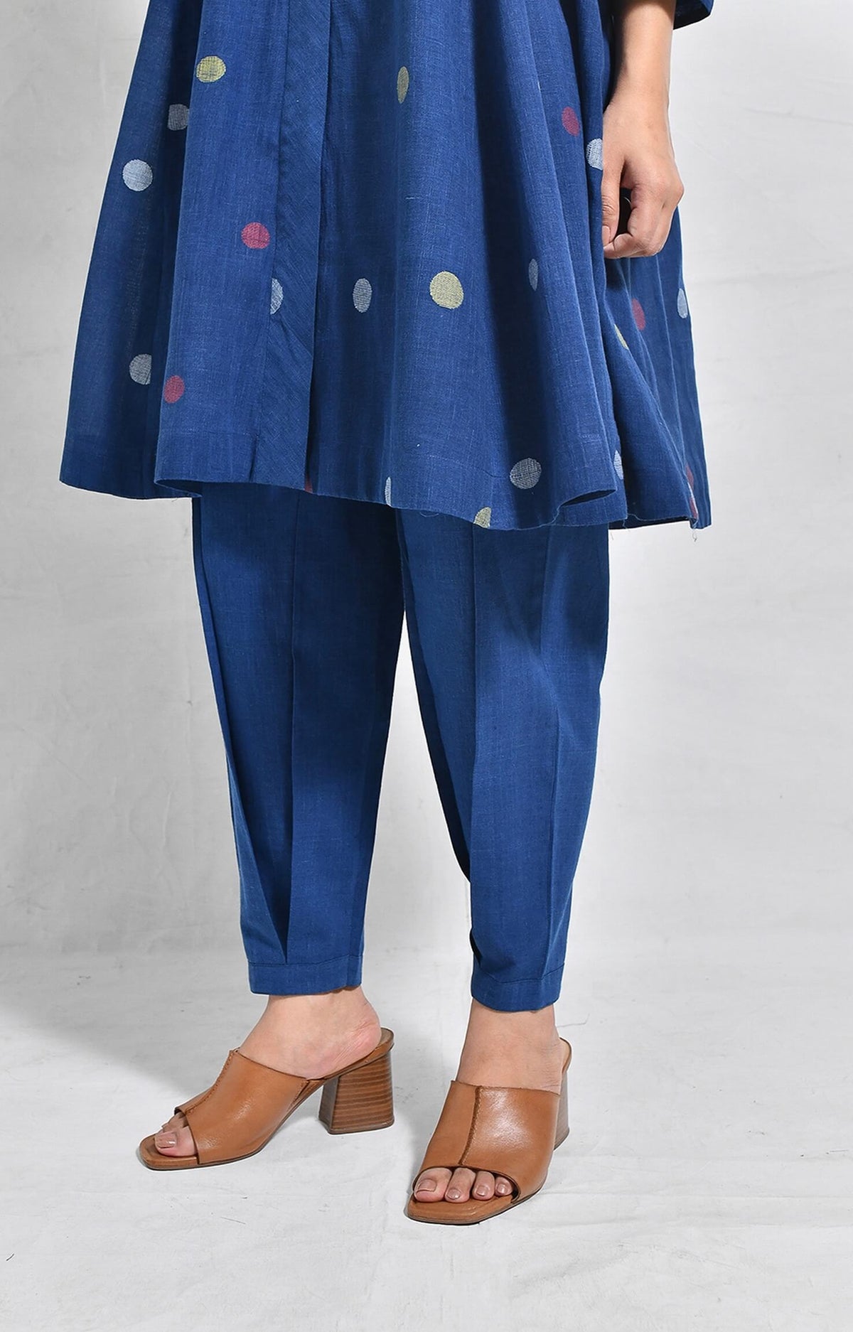 Anara Kurta Set- Indigo