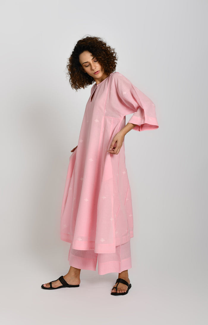 Jamdani Phiran- Pink