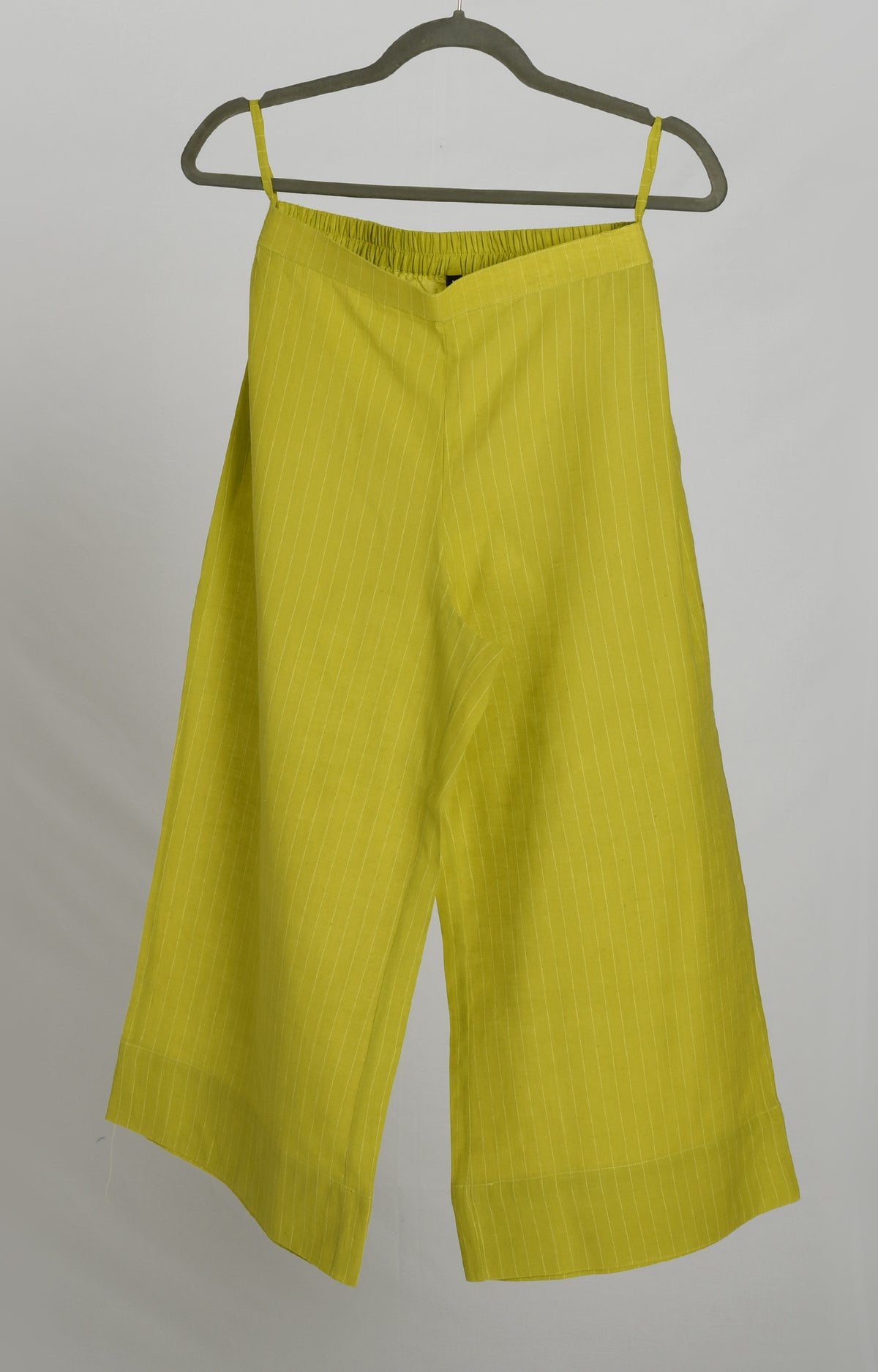 Olive striped kaftan co-ord set for women – Hiranya