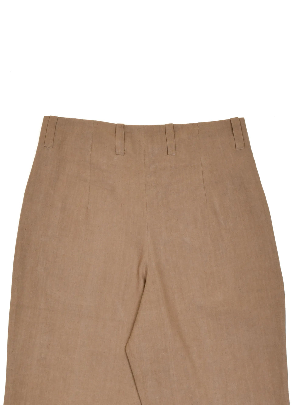 beige co-ord set with subtle stripes, relaxed-fit top and straight pants – Hiranya
